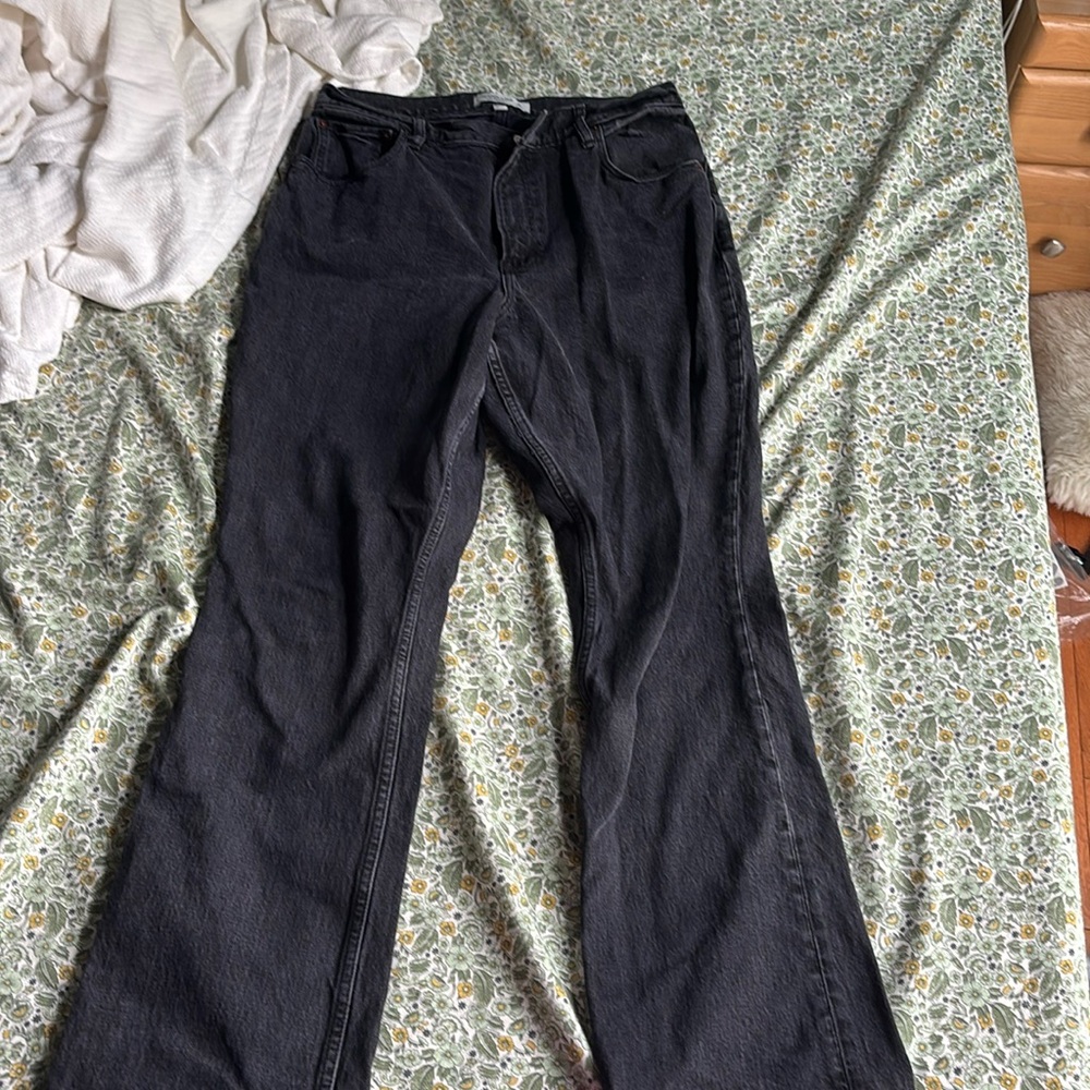 Abercrombie & Fitch Curve The 70s Vintage Ultra High Rise Flared Jeans Sz 32/14